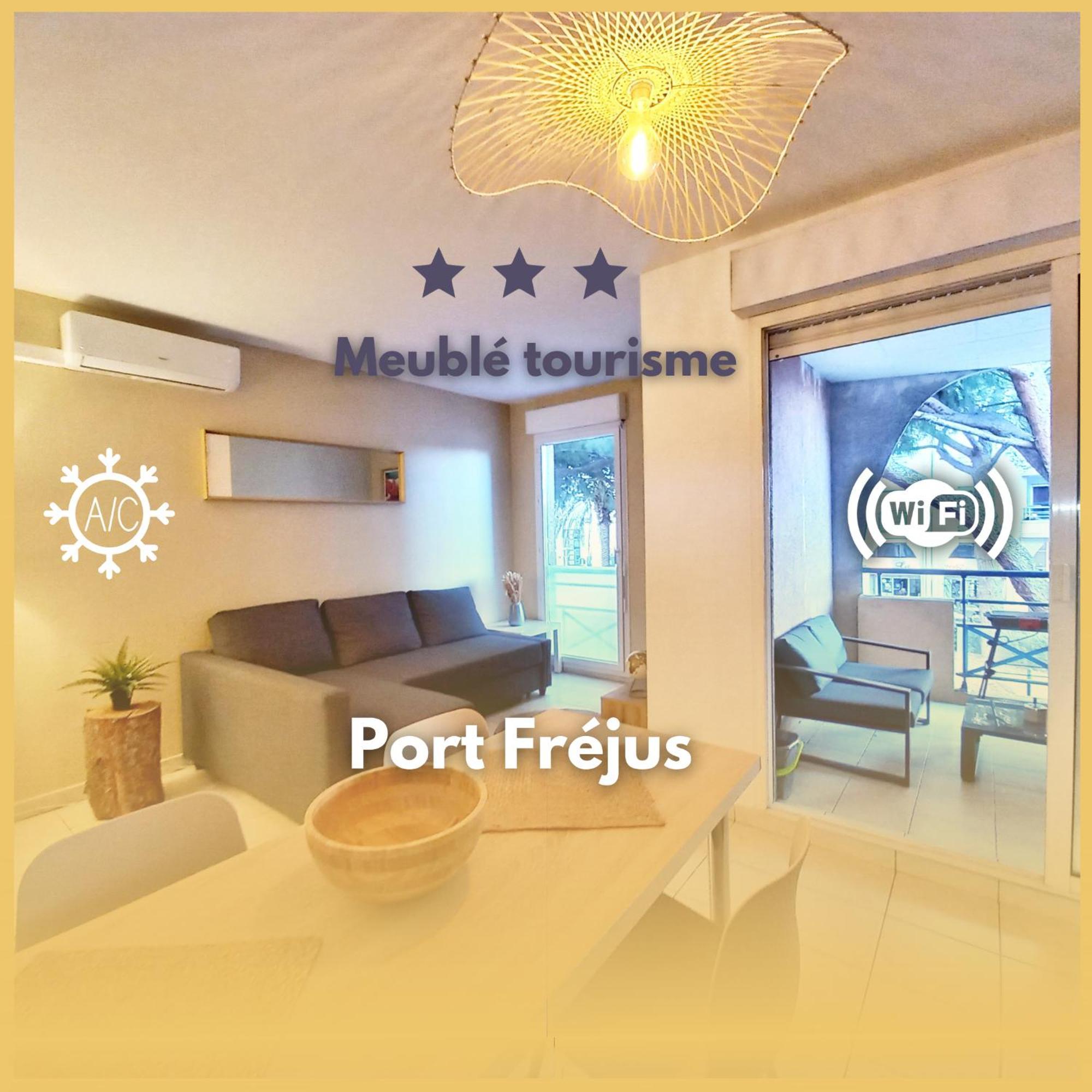 Port Frejus - Tout A Pied - Wifi - Clim Exterior foto